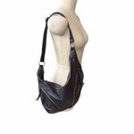 Free People West side Studded Sling bag Black Leather Hobo Bag Photo 2