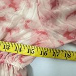 Dizzy Lizzy Dress Womens Large Peasant Chiffon Coral Tie Dye Short Puff … Pink Photo 8