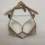 Victoria's Secret Victoria’s Secret Leopard Print Halter Bikini Top 36DD Photo 2