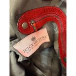 Juicy Couture Vintage Cherry Red Leather Shoulder Bag Large Women's Photo 11