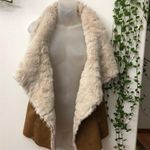 vest female fur faux fur faux leather size:S Photo 2