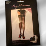 Leg Avenue  Stay Up Black Thigh‎ High Stickings nwt Photo 0