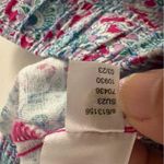 Loft  Floral Button Pull-on Midi Skirt Women’s size Medium Pink Blue Green colors Photo 8