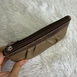 Coach  Brown Signature Carriage Pouch Photo 3