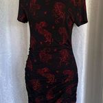 H&M  BODYCON DRAGON DRESS Sz:M Photo 0