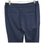 J. McLaughlin  Ross Pull On Stretch Pant Front Zipper Pockets Navy Women's Size 2 Photo 3