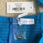 Petal and Pup NWT Tie Strap Tiered Midi Maxi Dress in Blue Women's Medium Photo 5