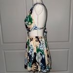 Agua Bendita Aqua Bendita Gillian Cardumen Floral Print Plunge Neck Cut Out Mini Dress Size S Photo 4
