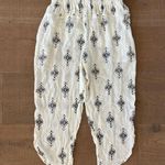 Free People diamond print harem crop pants tea combo Photo 2