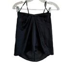 Auden NWT  Black Sheer Chemise Tank Top Photo 2