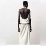 ZARA  satin effect lace halter top Photo 3