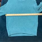 Aritzia WILFRED x Salette Chenille Knit Pullover Sweater Teal Blue Size XS Photo 10