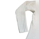 Cynthia Rowley White Chenille Crewneck Long Sleeve Sweater Photo 1