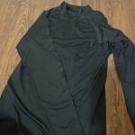 Black Mockneck Long Sleeve Athletic Shirt Size Medium Photo 3