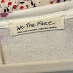 Free People  Winter Sun Floral Tunic Dress White Pink Small Oversized Boho Casual Photo 3