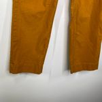 Old Navy Burnt Orange Straight Leg Cotton Blend Pants Women's Size 0 Photo 2