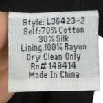 Johnny Was Ella Mini Dress Black Guipure Lace Puff Sleeve Photo 2