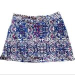 Tranquility by Colorago Clothing Blue White Pink Floral Skort Size Med EUC #4133 Photo 0
