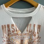 Nashville Tennessee Music City Rock Star Fringe Top White Size L Photo 2