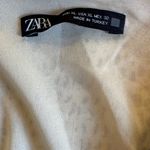 ZARA EUC  Neutrals Printed Animal Patterned Tiered Mini Dress Sz XL Photo 3