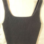 Aritzia Babaton Ribbed Crop Top Black Size XXS Photo 0