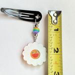 Handmade Kawaii y2k retro smiley rainbow sunflower dangle hair clip โ๏ธ๐๐ Photo 1