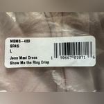 Show Me Your Mumu Jenn Maxi Dress in Cream Show Me the Ring Crisp Size L Photo 13