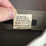 Lauren Vidal Taupe Dress Pants Slim Leg Zip Up Pants Women's Size T1 Small Brown Photo 7