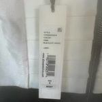 Alice + Olivia  Mateo Wide Leg Ruffle Sleeve Black White Jumpsuit Size 6 NWT Photo 5