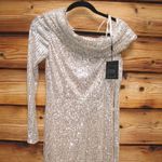 Mac Duggal 26596 SEQUINED DROP SHOULDER LONG SLEEVE JUMPSUIT Photo 8