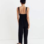 Madewell Womens Lusterweave Sophia Tank Wide Leg Jumpsuit Black Photo 2