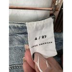 Good American Good Boy distressed Denim Blue Jeans Size 4/27 NEW! Photo 6
