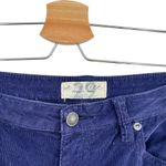 Free People  We The Free Jayde Cord Flare Pants Raw Hem Blue Size‎ 29 Photo 5