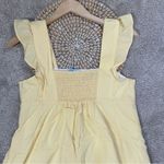 Draper James  Women’s Maddie Embroidered Babydoll Dress In Yellow Stripe Easter S Photo 7