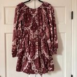 Ulla Johnson  Martine Dress Syrah Shibori Tie Dye Wine Red Maroon Burgundy Size 0 Photo 9