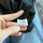 [Me + Em ] Dark Green Long Sleeve Jersey Ruched Dress Photo 9