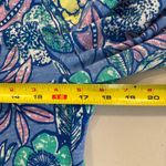 ESCAPE by Habitat Clothes Blue Floral Print V Neck Mini Tunic Dress Small Photo 7