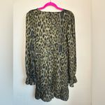BuddyLove NWT Buddy Love Alicia 5 Leopard Animal Print Long Sleeve Flounce Tiered Dress M Photo 5