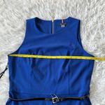 Tommy Hilfiger  Women's Ruffled Belted Sheath Dress Royal blue size 10 Photo 3