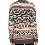 Lucky Brand  Jacquard Boyfriend Cardigan Small Western Boho Fall Sweater Photo 1