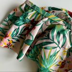 Cabana Del Sol  Off the Shoulder Palm Floral Print One Piece Swimsuit Size Small Photo 2