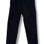 Quince Women's Black Lounge Pants Cropped Jogger Style Size L Relaxed Fit Size L Photo 0