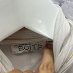 Vintage Sportswear by Bolts Sheer Long Sleeve Blouse Size 11/12 L White Bow Size L Photo 3