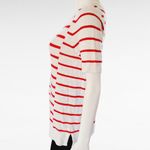 Loft  mixed striped short sleeve sweater size small Photo 2