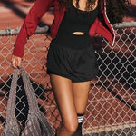 Free People  Movement Black Righteous Runsie One Piece Athletic Comfortable Med Photo 0