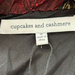 Cupcakes & Cashmere Black Red Floral Halter Dress Small Black Photo 5