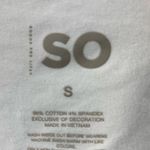 SO  S Y2K Boho Ruched Front Crop Top T-Shirt in White Photo 2