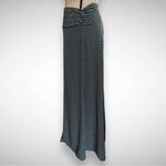 Faded Glory  Black and White Striped Maxi Skirt Medium | EUC Photo 3