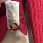 Pilcro  Red Cropped Cardigan Sweater small Photo 4