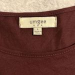 Umgee size large tunic/dress. Tan And Black Striped. Photo 2